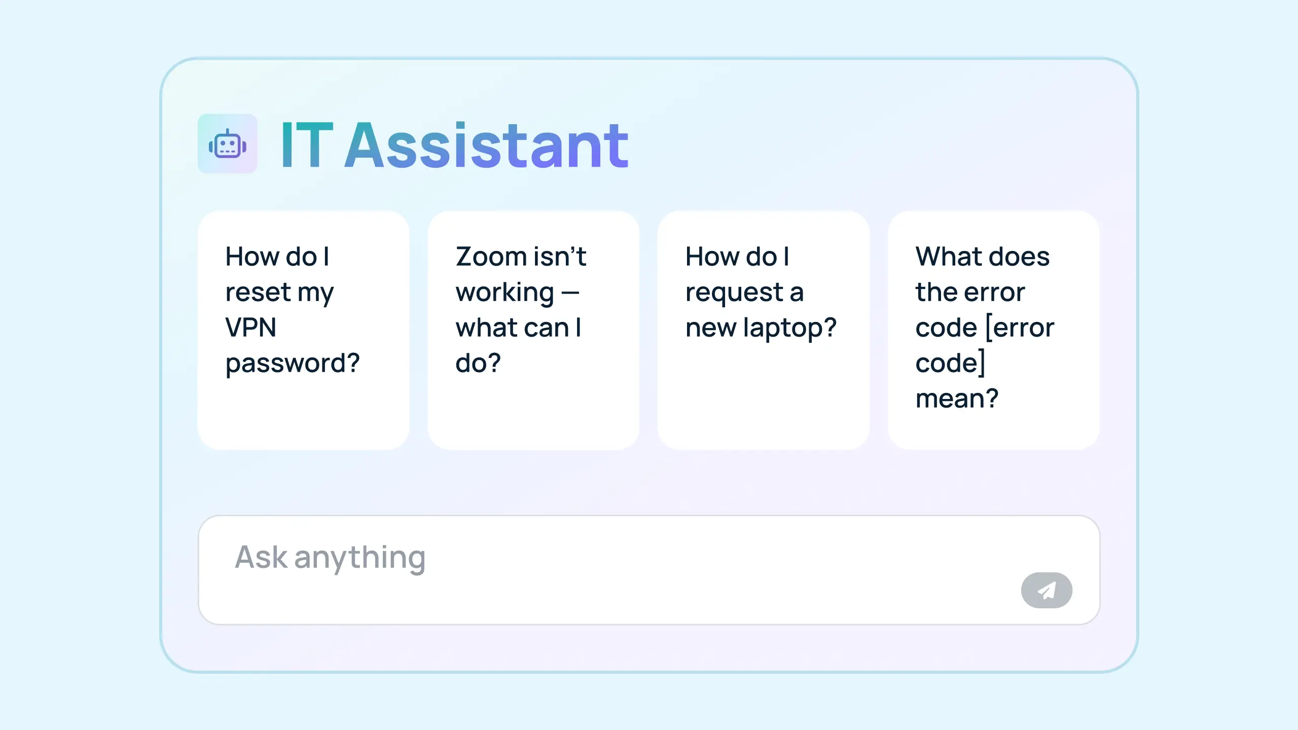 Create your own internal AI assistant that supports your team. | GoSearch AI Enterprise Search
