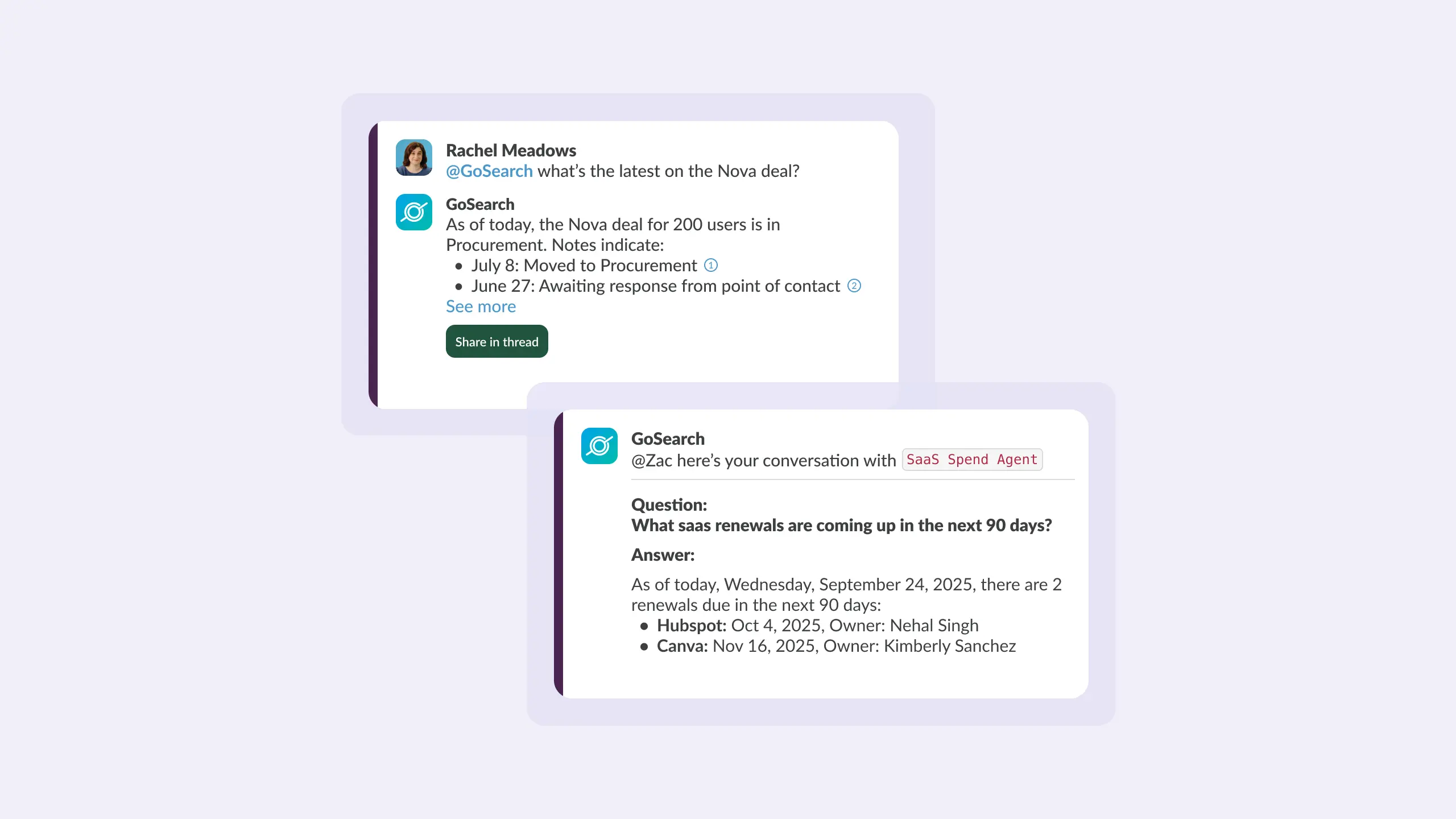 GoSearch AI Enterprise Search | Learn the 3 ways to use the GoSearch slack bot